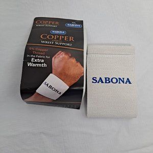 Copper Wrist Support White Sabona XXL